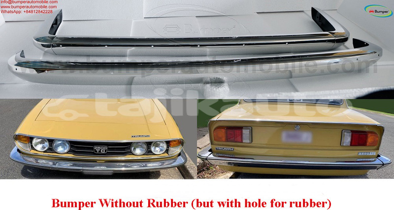 Big with watermark triumph 2000 mk2 2.5 pi mk2 2500tc and 2500s saloon estate 1969 1974 bumper with rubber hole 0