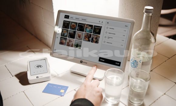 Medium with watermark image