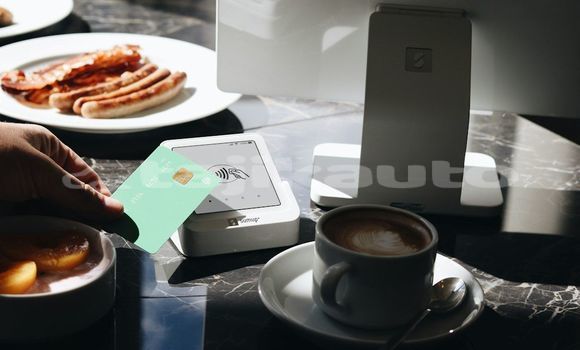 Medium with watermark image