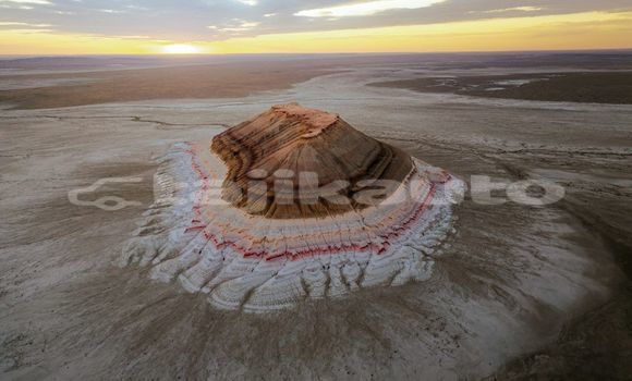 Medium with watermark image