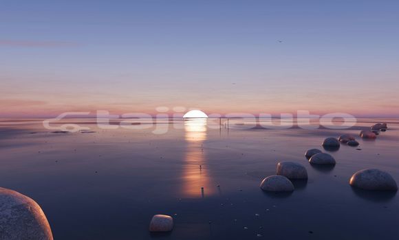 Medium with watermark image