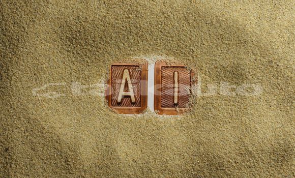 Medium with watermark image
