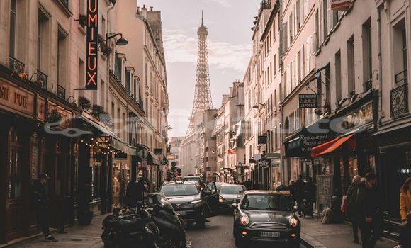 Medium with watermark image