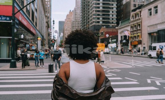Medium with watermark image