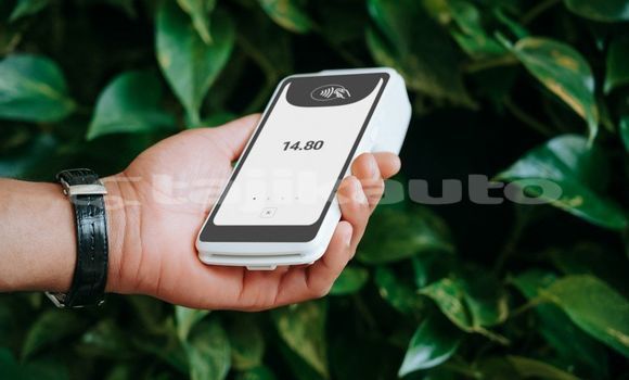Medium with watermark image