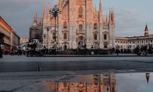 Medium with watermark image