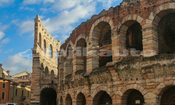 Medium with watermark image