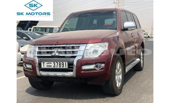Buy Import Mitsubishi Pajero Red Car in Import - Dubai in Dushanbe