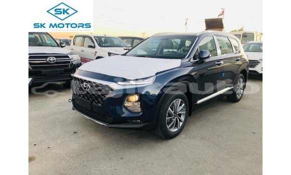 Buy Import Hyundai Santa Fe Blue Car in Import - Dubai in Dushanbe