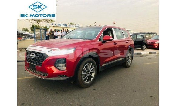 Buy Import Hyundai Santa Fe Red Car in Import - Dubai in Dushanbe