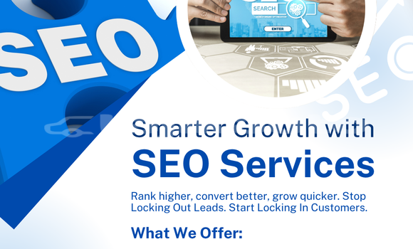 Medium with watermark blue and white seo services instagram post 1 