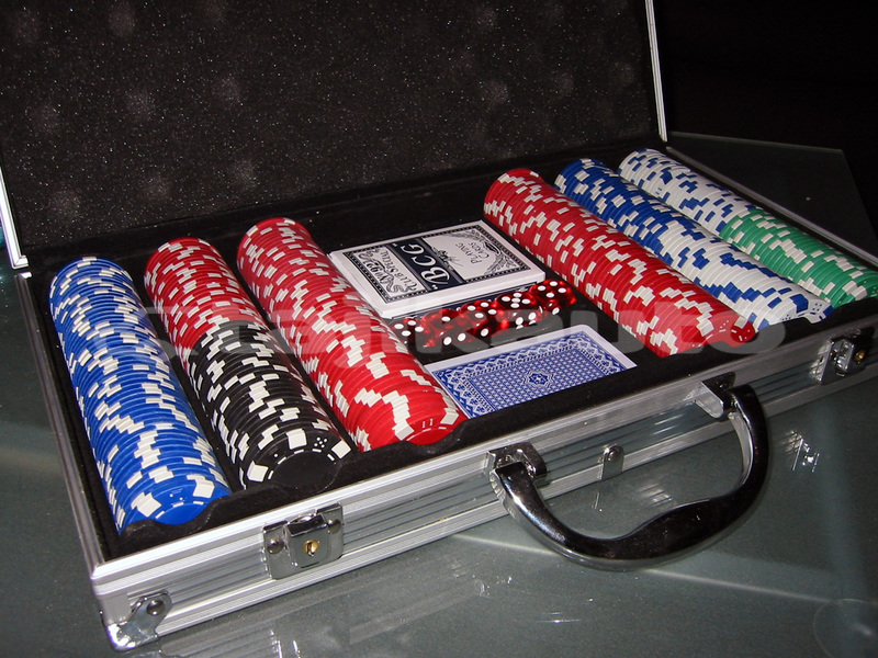 Big with watermark poker chips