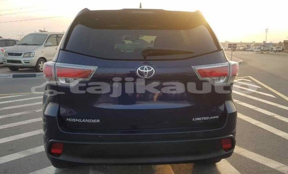 Buy Import Toyota Highlander Blue Car in Import - Dubai in Dushanbe Buy Import Toyota Highlander Blue Car in Import - Dubai in Dushanbe