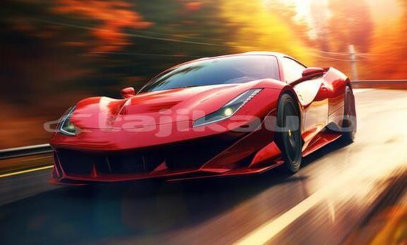 Medium with watermark ai generated red sport car in motion free photo