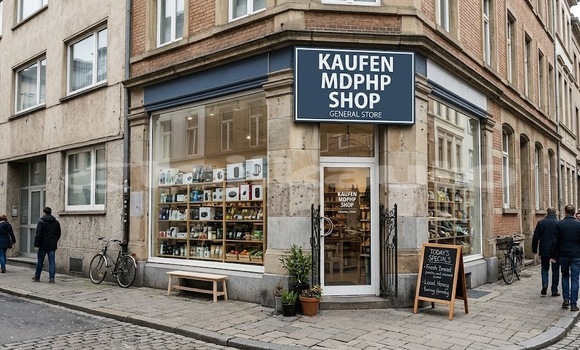 Medium with watermark front shop