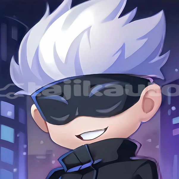 Big with watermark gojo satoru