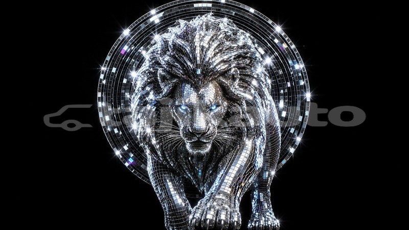 Big with watermark disco lion under 1mb