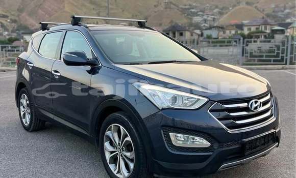 Buy Used Hyundai Santa Fe Black Car in Chorku in Sughd